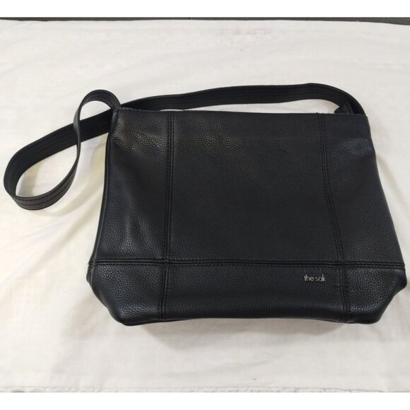 The Sak Women's Black Leather Purse/Shoulder Bag SKU 4027